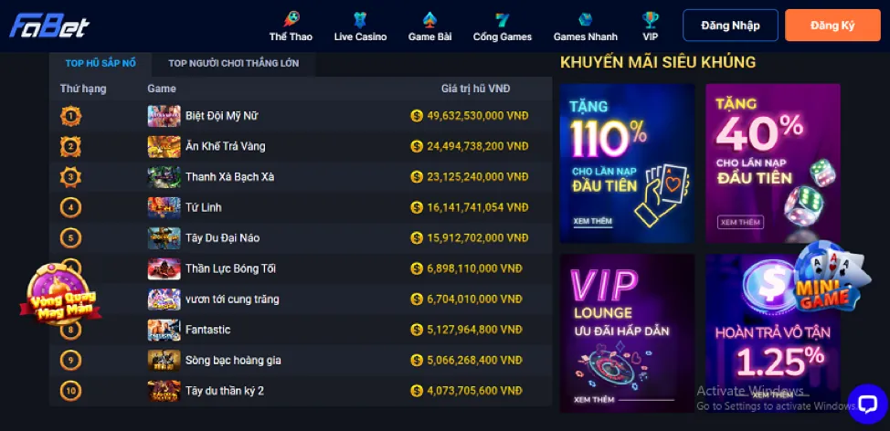 Giao diện trò chơi video slot hiện đại